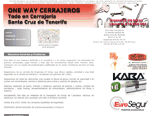 Tablet Screenshot of onewaycerrajeros.es